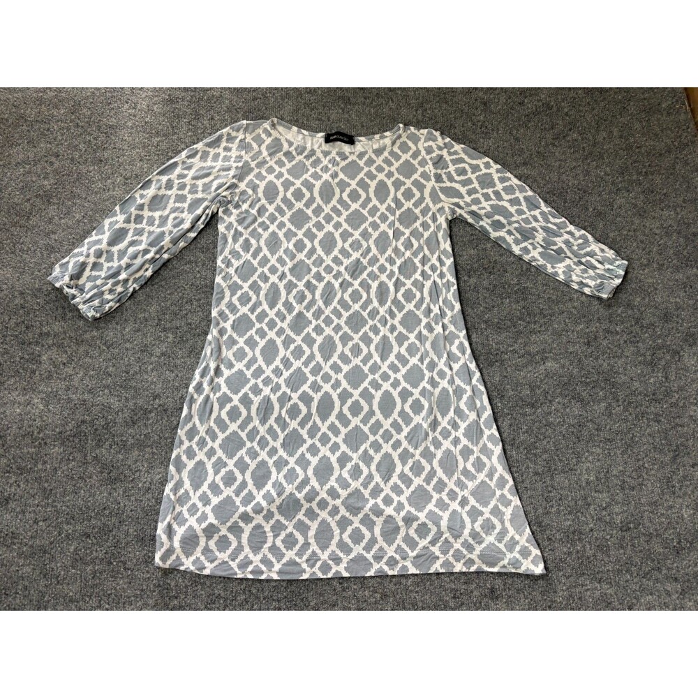 Hourglass Lilly Long Shirt or Mini Dress 3/4 Sleeve Gray 32" Chest Womens Medium